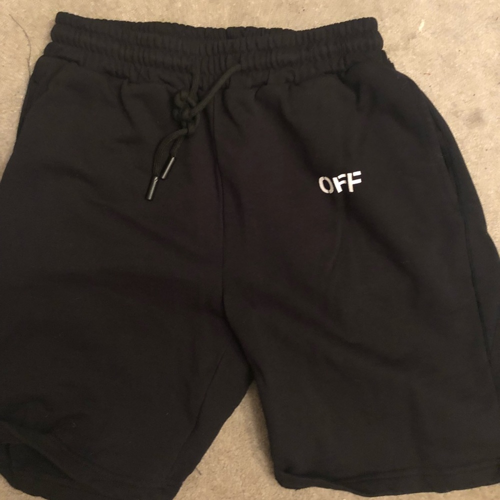 off white shorts